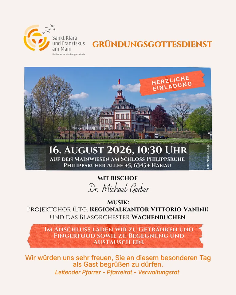Einladung zu Gründungsgottesdienst