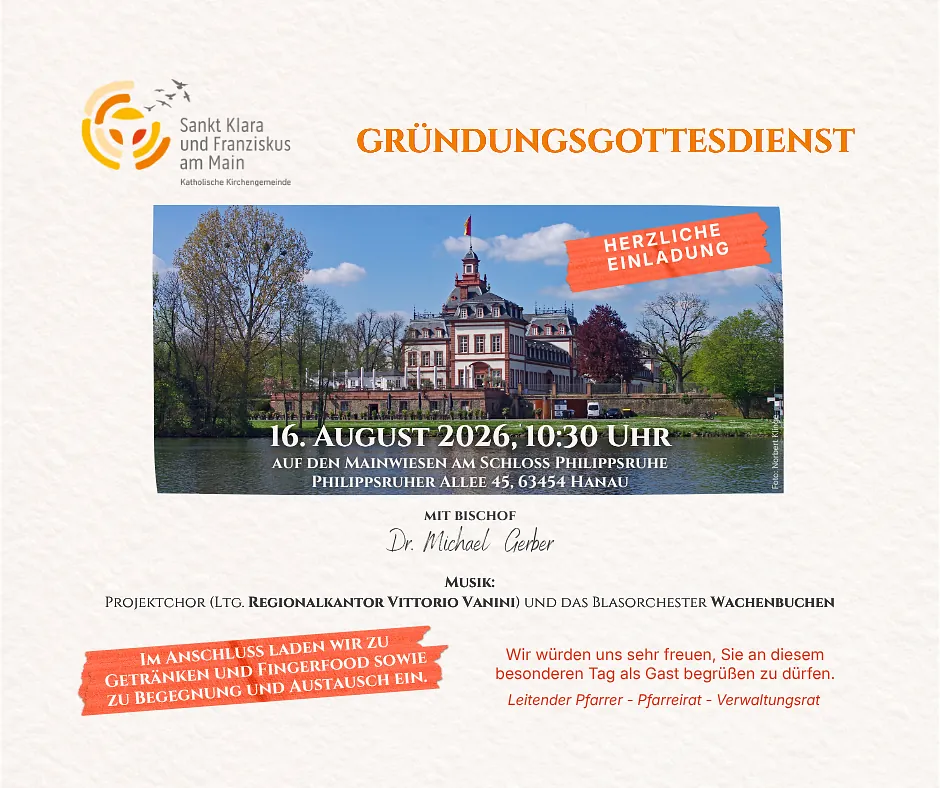 Einladung zu Gründungsgottesdienst